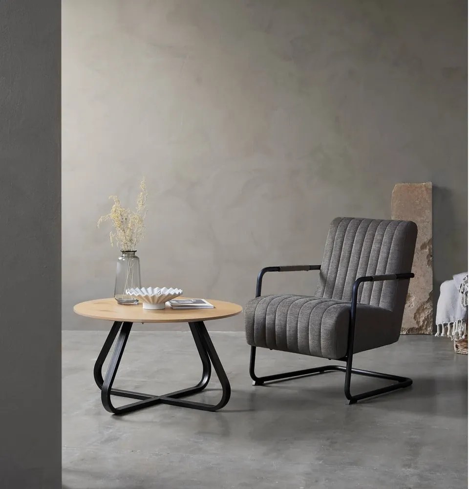 Poltrona in grigio scuro Trout – Unique Furniture