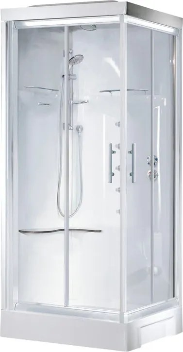 Cabina doccia idromassaggio rettangolare Cayenne 70 x 90 cm