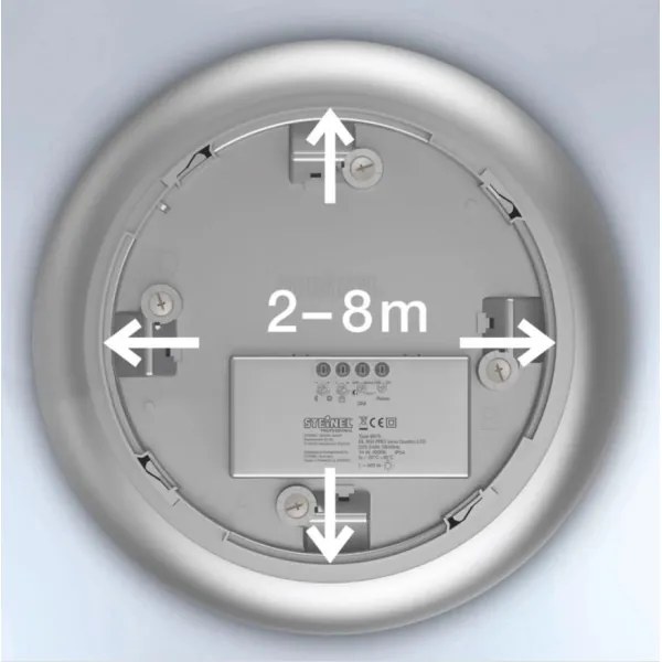 Steinel 035440 - Lampada LED con sensore per esterni QUATTRO LED/10W/230V IP54