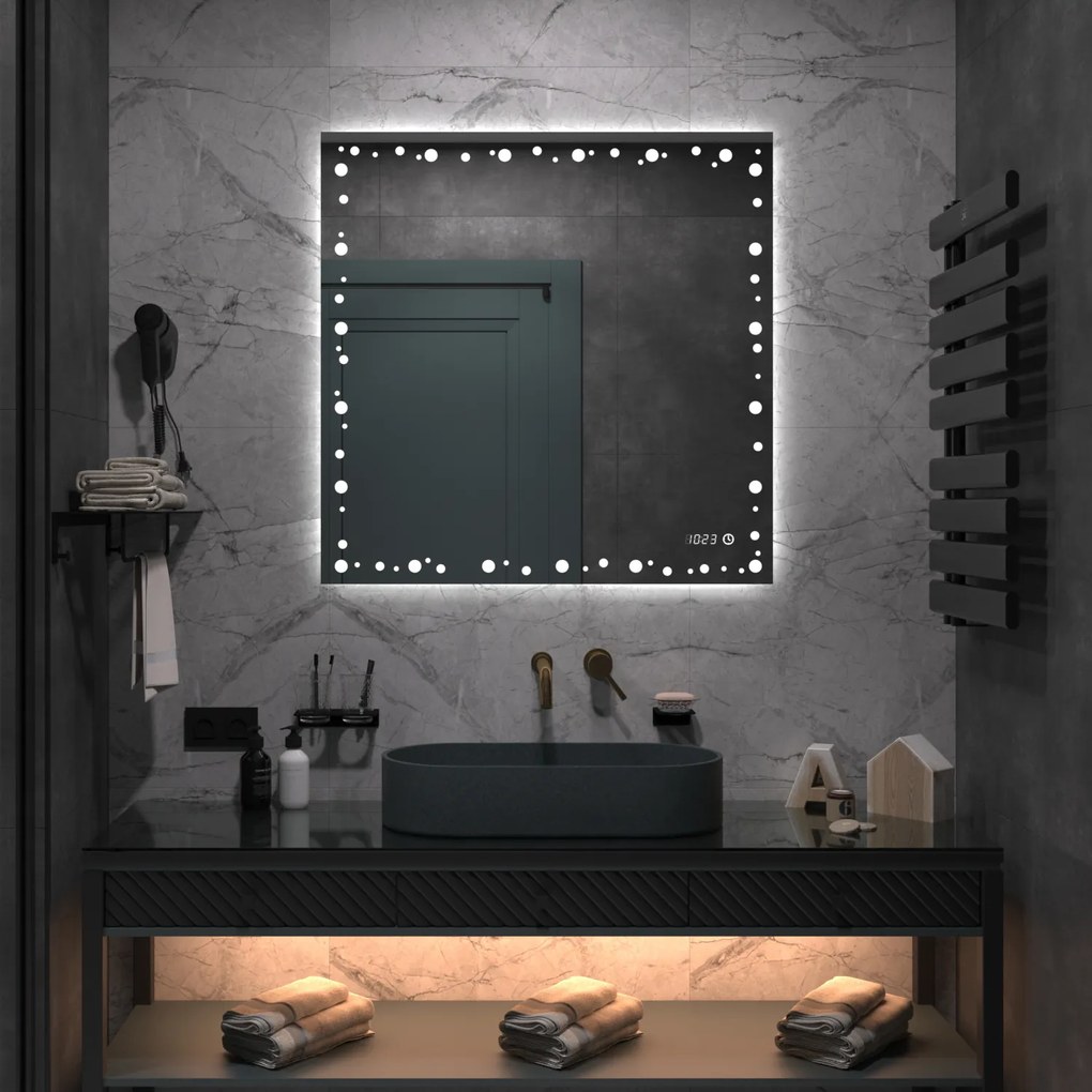 Specchio con illuminazione LED M20