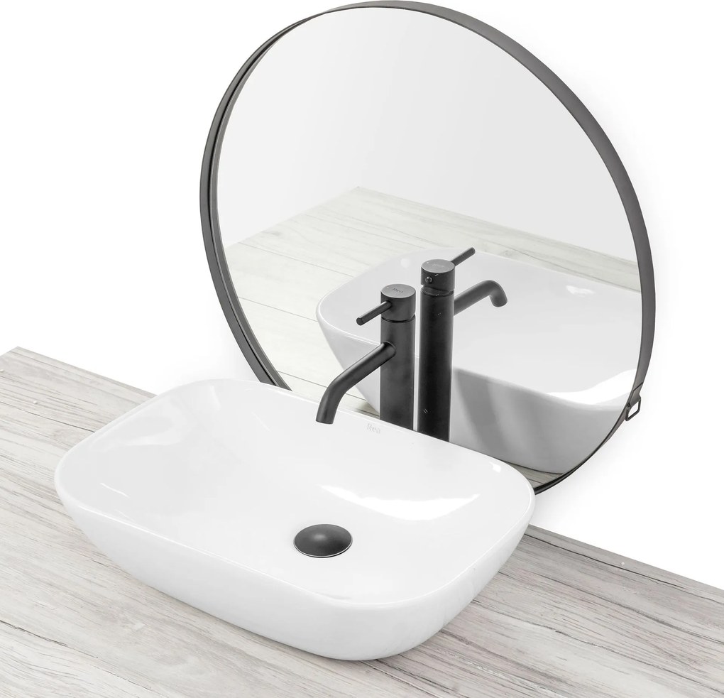 Lavabo da appoggio Rea Claudia 9447 White