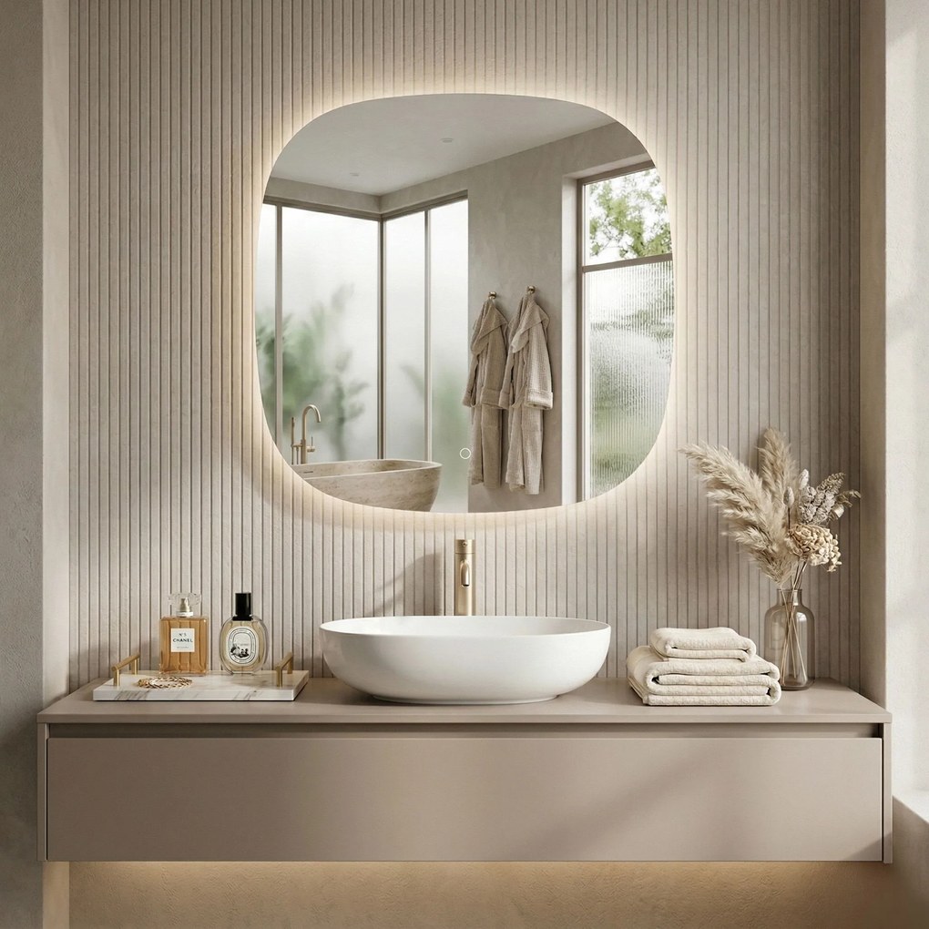 Specchio LED 70x70cm TOP