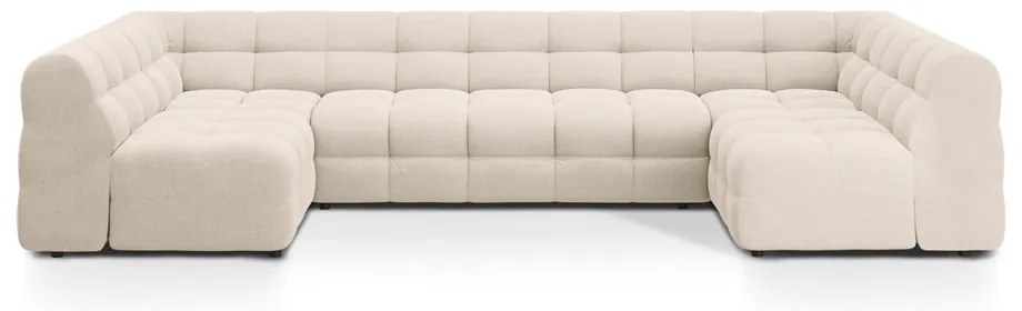 Divano angolare beige (a U) Kendal – Micadoni