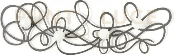 Appendiabiti da muro di design doodle fango