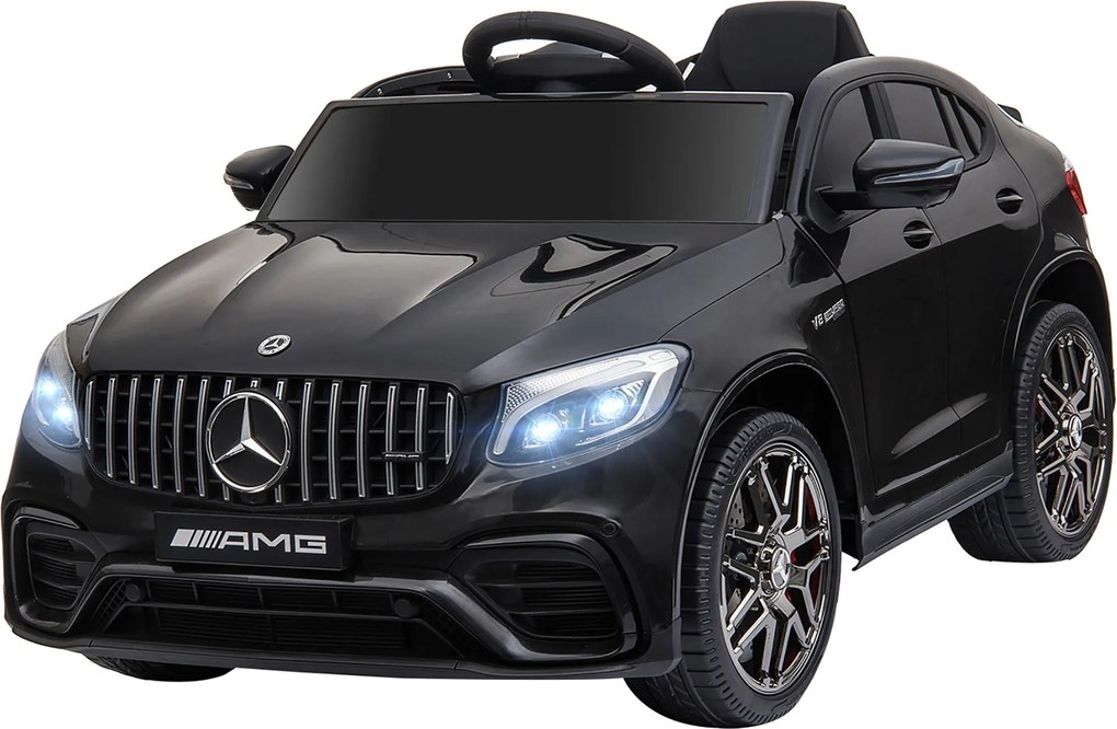 Macchina Elettrica per Bambini 12V con Licenza Mercedes GLA 45 AMG Nera...