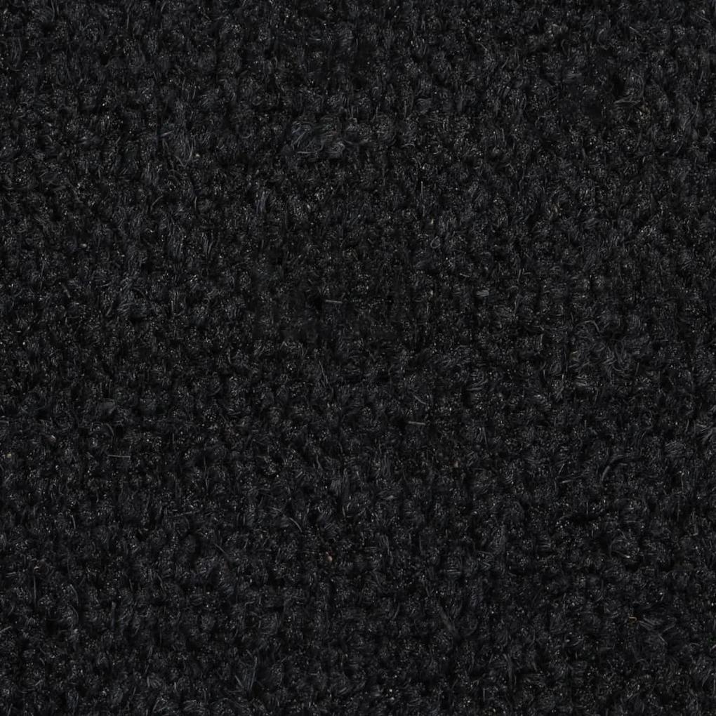 Zerbino Nero 65x100 cm Fibra di Cocco