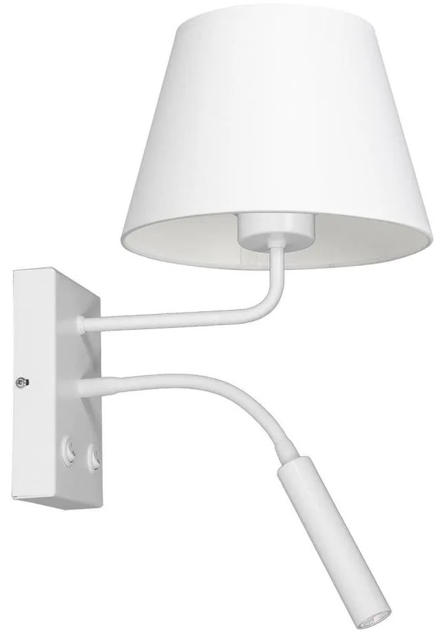 Lampada da parete ARDEN 1xE27/60W+1xG9/8W/230V bianca