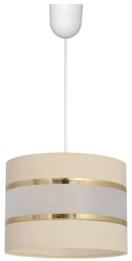 Lampadario su filo HELEN 1xE27/15W/230V crema