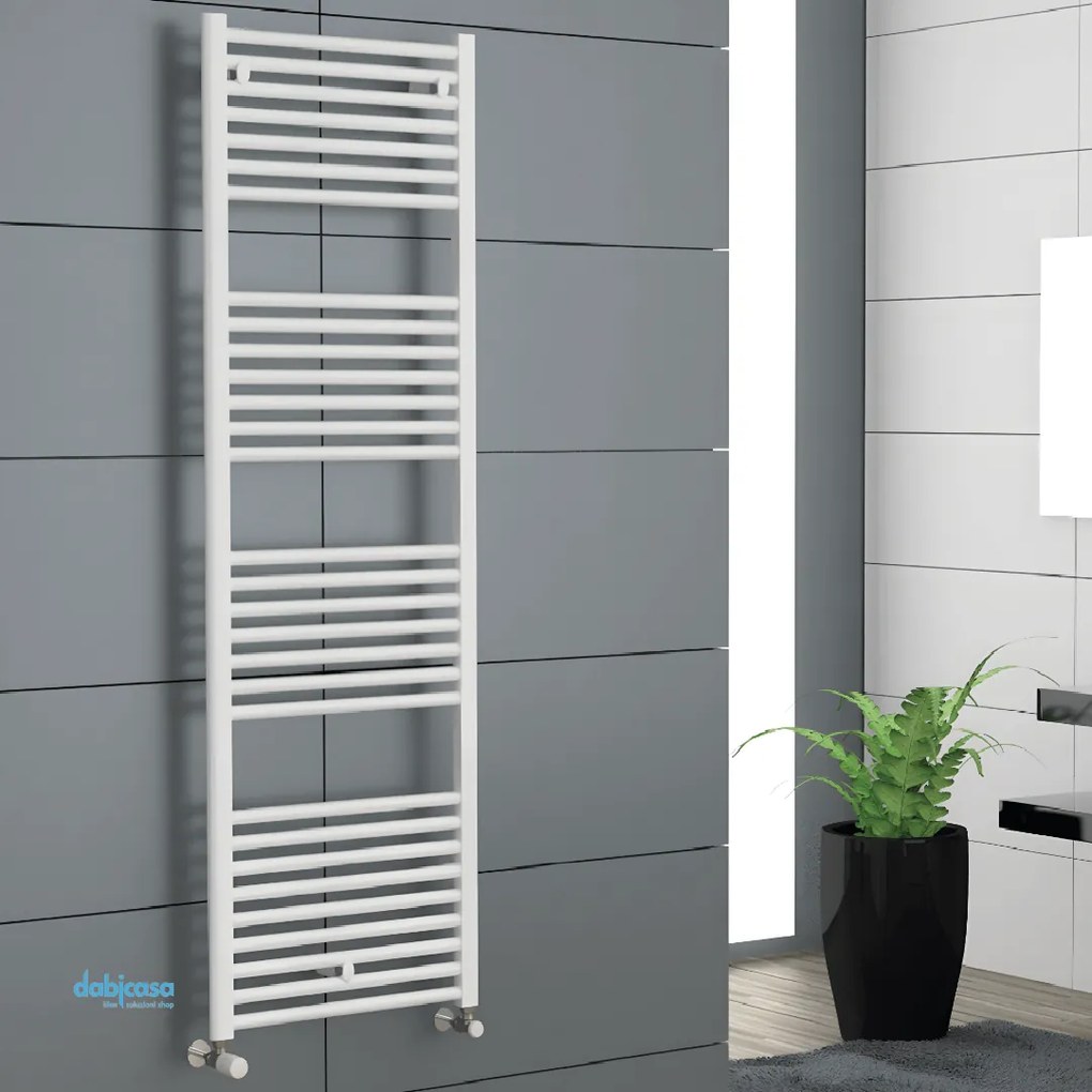 Cordivari "Lisa 22" Termoarredo Scaldasalviette Bianco Lucido Dritto 1160X500 Interasse 450