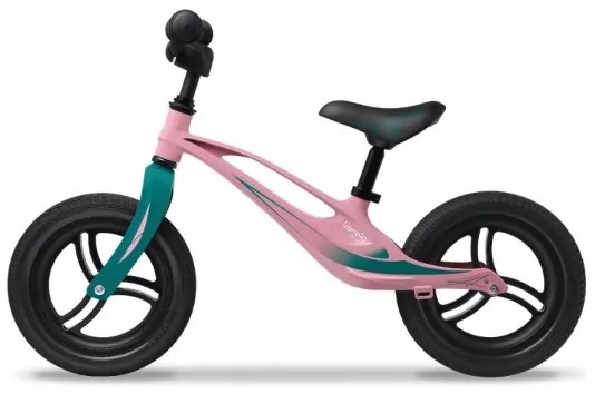 Lionelo - Bicicletta senza pedali BART TOUR rosa/verde
