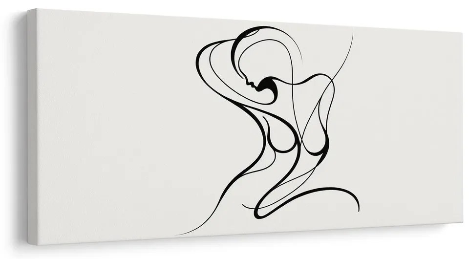 Quadro su tela – Curve artistiche di donna