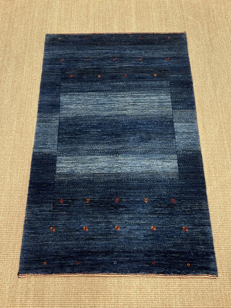 Loribaft Tappeto persiano 130 x 80 Blu (Iran) Annodato A Mano