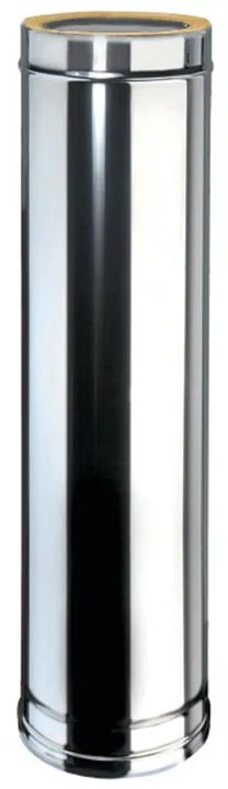 Condotto a doppia parete Tubo DP coib Aisi 316L d.130/180 in inox 100 cm