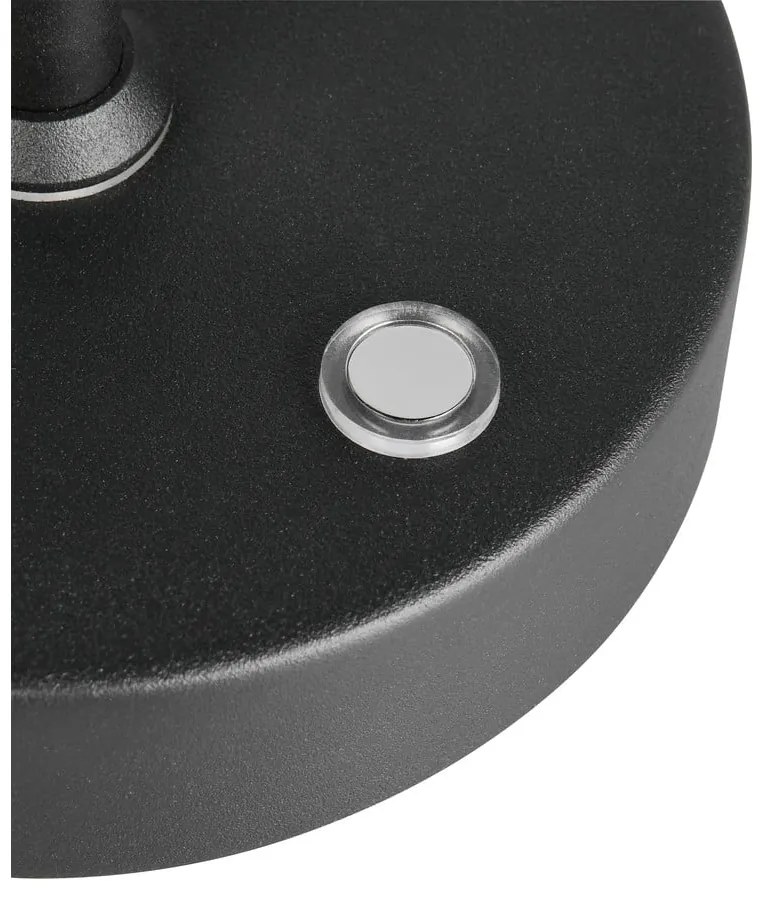 Lampada da tavolo nera (altezza totale 45 cm) Moreno – Reality