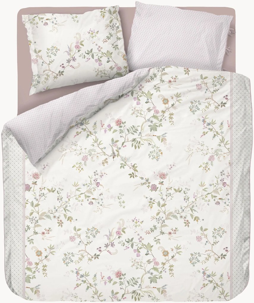 Set di biancheria da letto in percalle di cotone Bustani