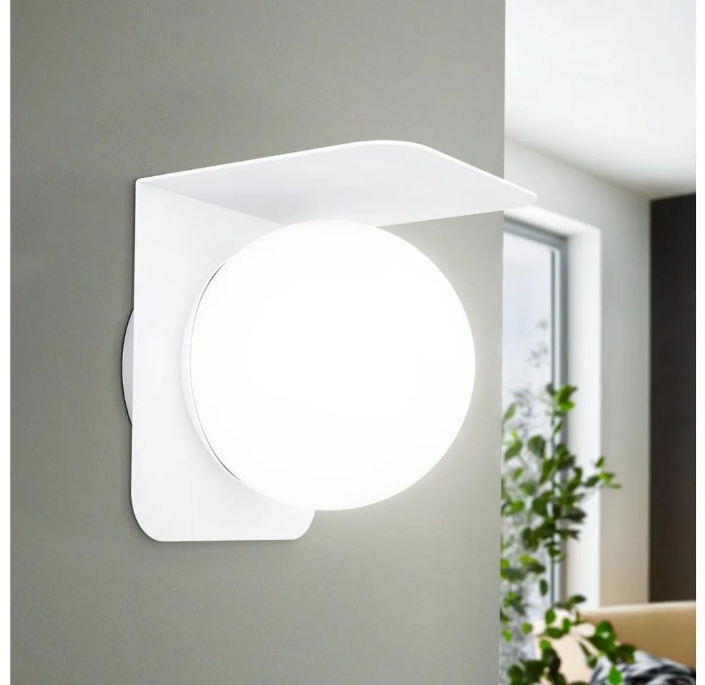 Eglo 99582 - Applique da esterno CORRIENTES 1xE27/15W/230V IP44 bianca