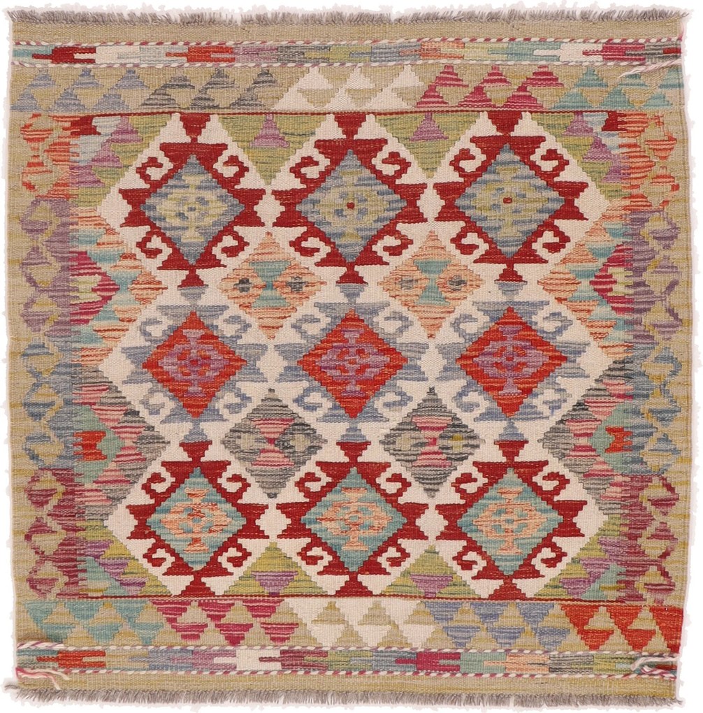 Kilim Tappeto orientale 110 x 100 (Afghanistan) Tessuto A Mano