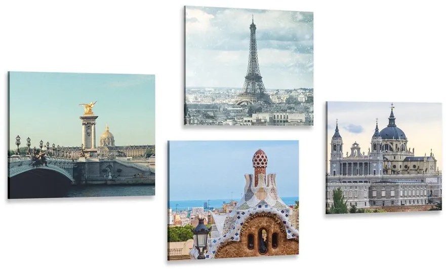 Set di quadri – Sogno del viaggiatore