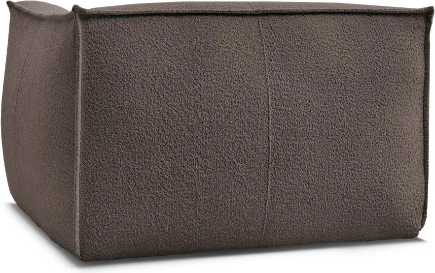 Poltrona marrone con rivestimento in bouclé Giorgia – Bobochic Paris