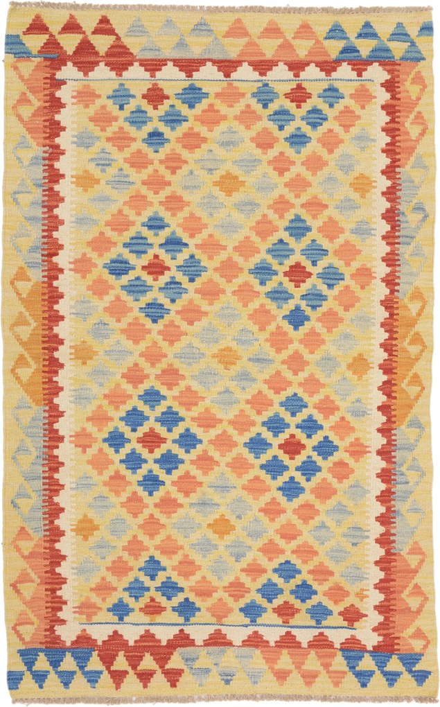 Kilim Tappeto orientale 160x100 (Afghanistan) Annodato A Mano