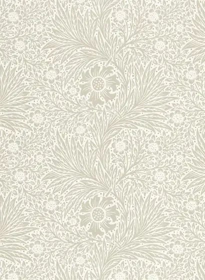 Morris & Co Carta da parati Pure Marigold - Soft Gilver