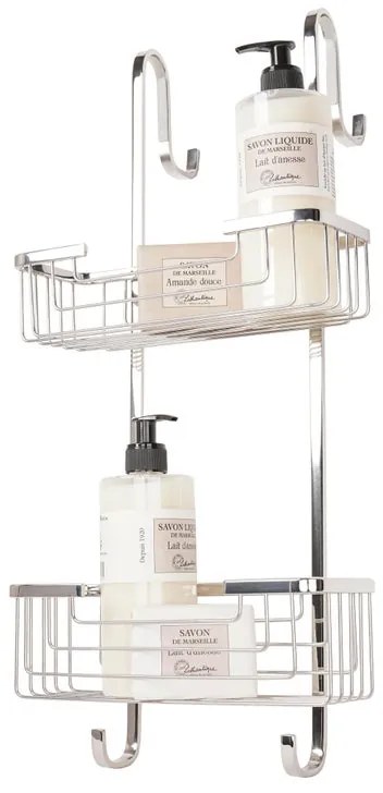 Organizer per doccia per soffione doccia Top line inox lucido