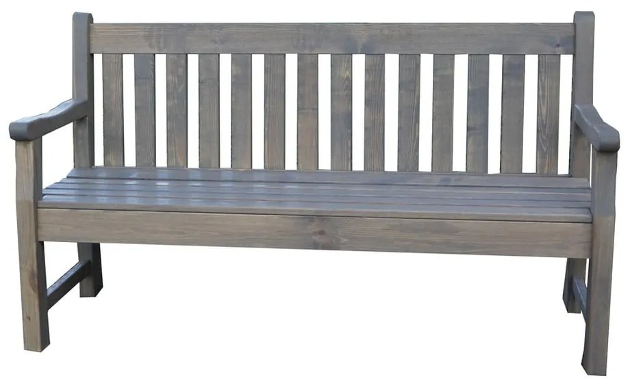 Panchina da giardino in legno grigio London - Rojaplast