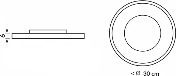 Brilagi - Lampada dimmerabile a LED TRIVARO LED/56W/230V 3000-6000K Ø 30 cm +DO