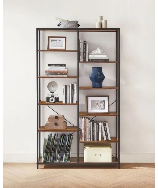 Libreria NAVARO marrone/nera