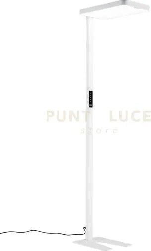 Piantana led stewart bianca con sensore di luminosita’ e radiocoman...