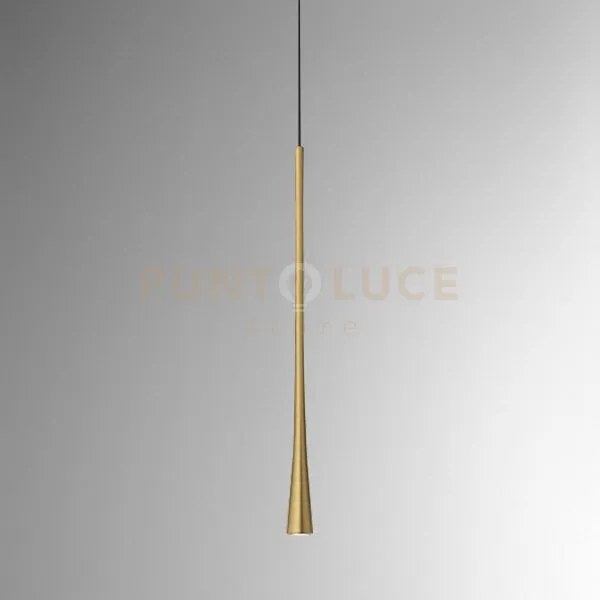 Dafne s/g - sospensione oro in alluminio a led 213lm 3000k 7w