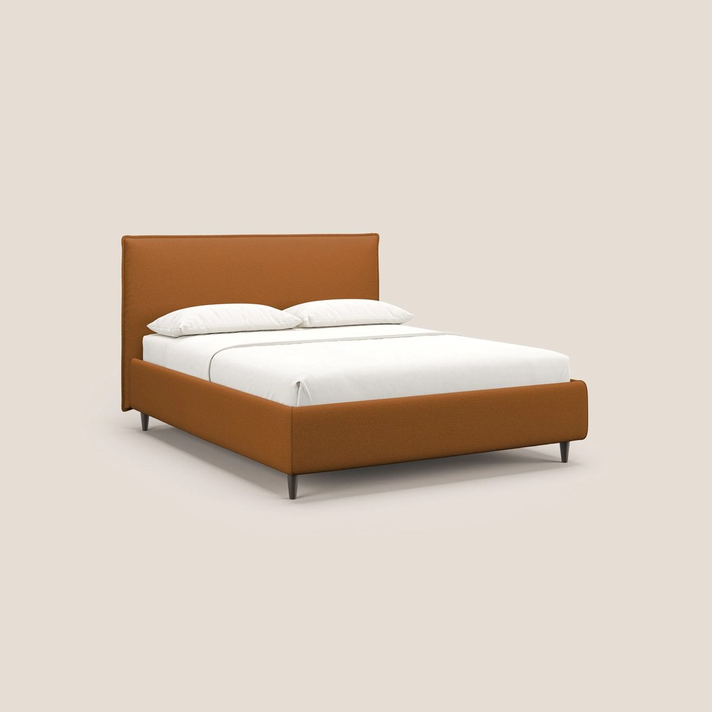 Hunter letto imbottito contenitore sfoderabile in tessuto impermeabile fiammato T19 arancio