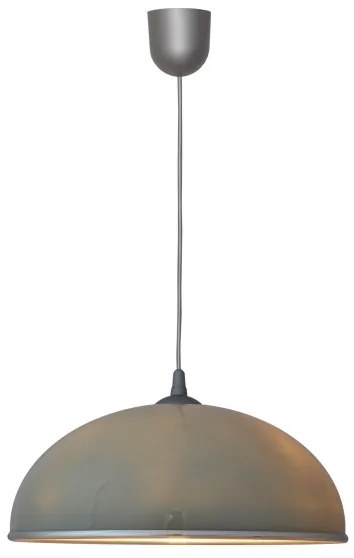 Lampadario su filo CIRCLE 1xE27/15W/230V grigio