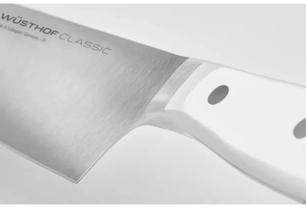 Wüsthof - Coltello da cucina Santoku CLASSIC 14 cm, bianco