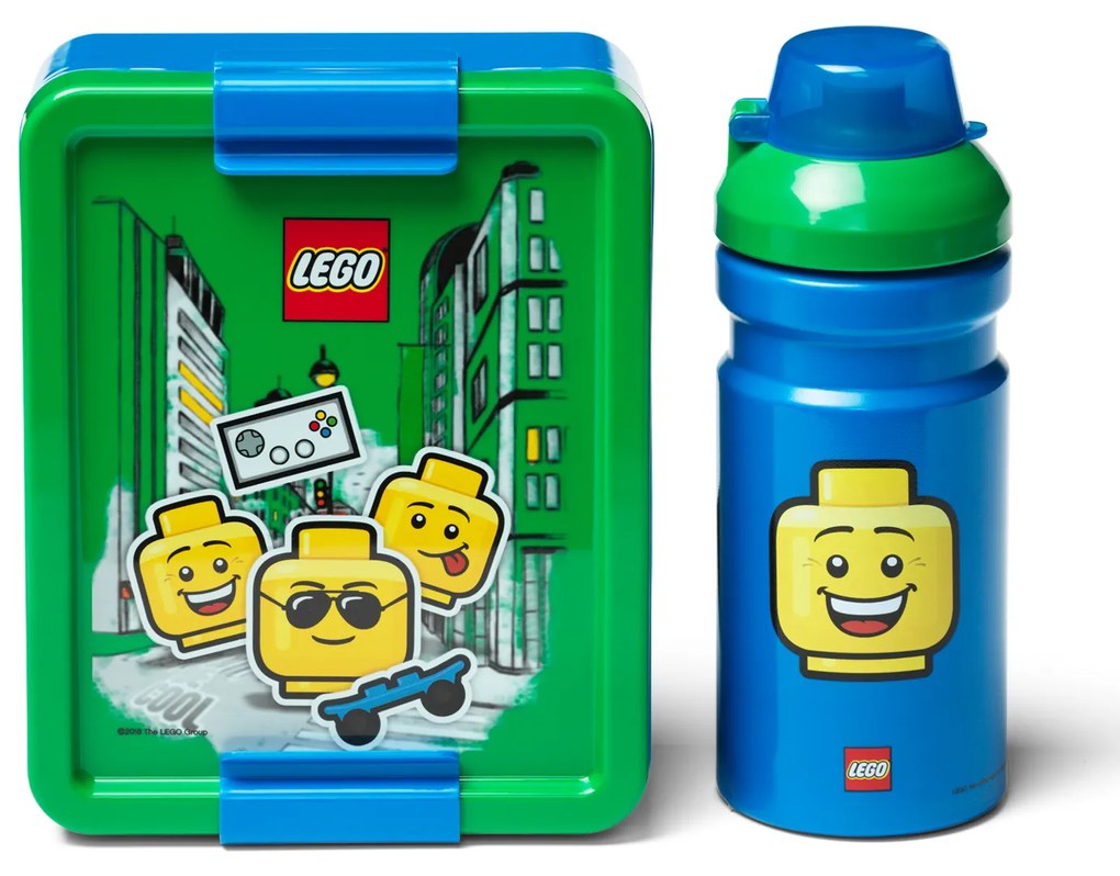 Set porta pranzo e borraccia ragazzo Lego