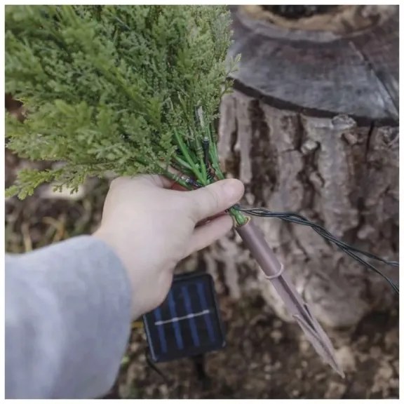 Decorazione solare a LED 50xLED/3W/1,2V 600 mAh IP44