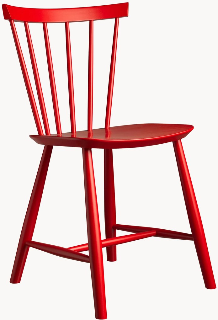 Sedia da pranzo in legno di faggio fatta a mano J46