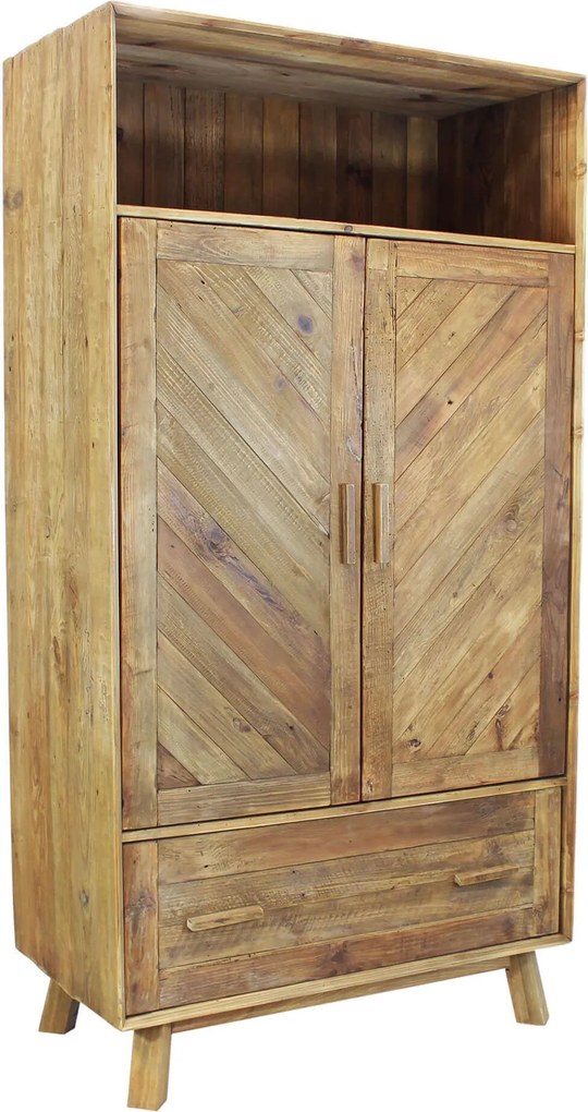 PINUS - armadio due ante in pino riciclato