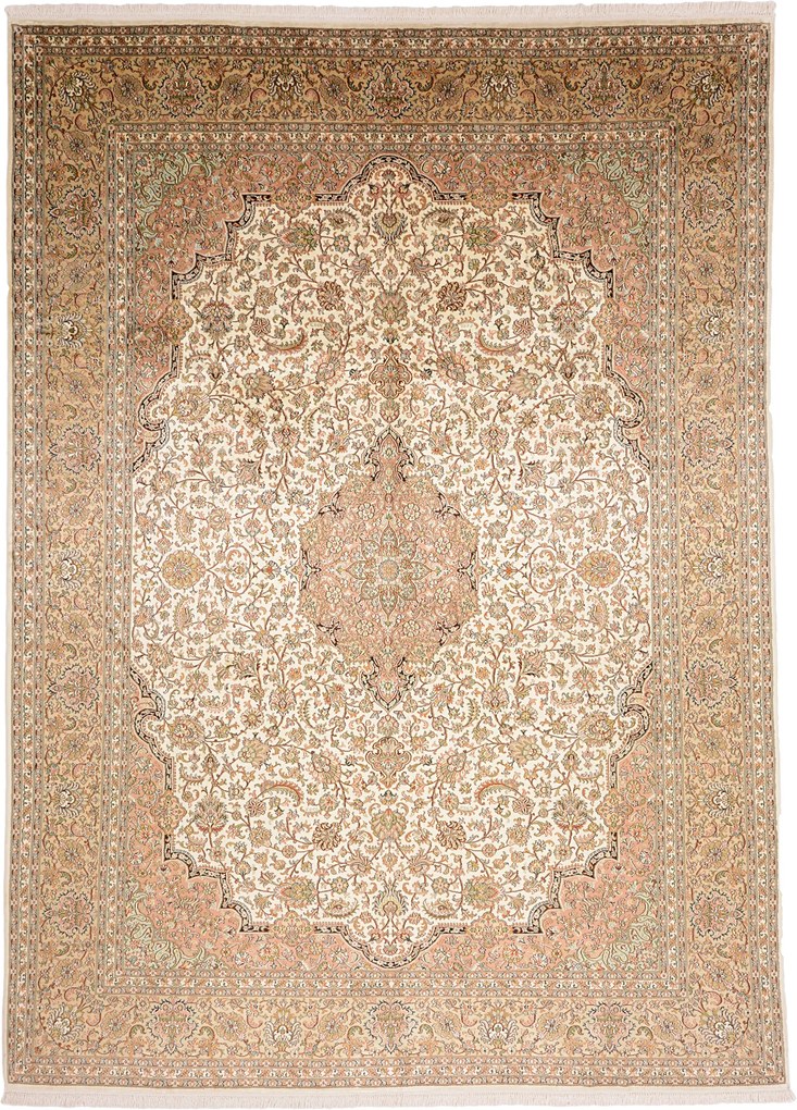 Cashmere Silk Tappeto orientale 250x340 (Indian) Annodato A Mano