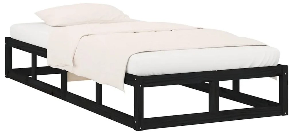 Giroletto nero 100x200 cm in legno massello