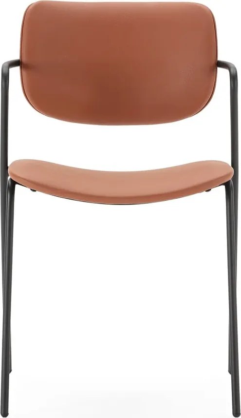 Set di sedie da pranzo color mattone 2 pz Maika - Marckeric