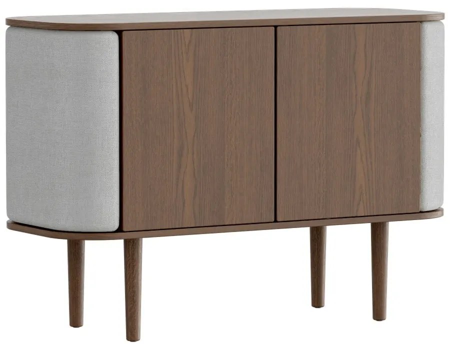 Cassettiera bassa grigio-marrone in rovere 109x75 cm Treasures - UMAGE