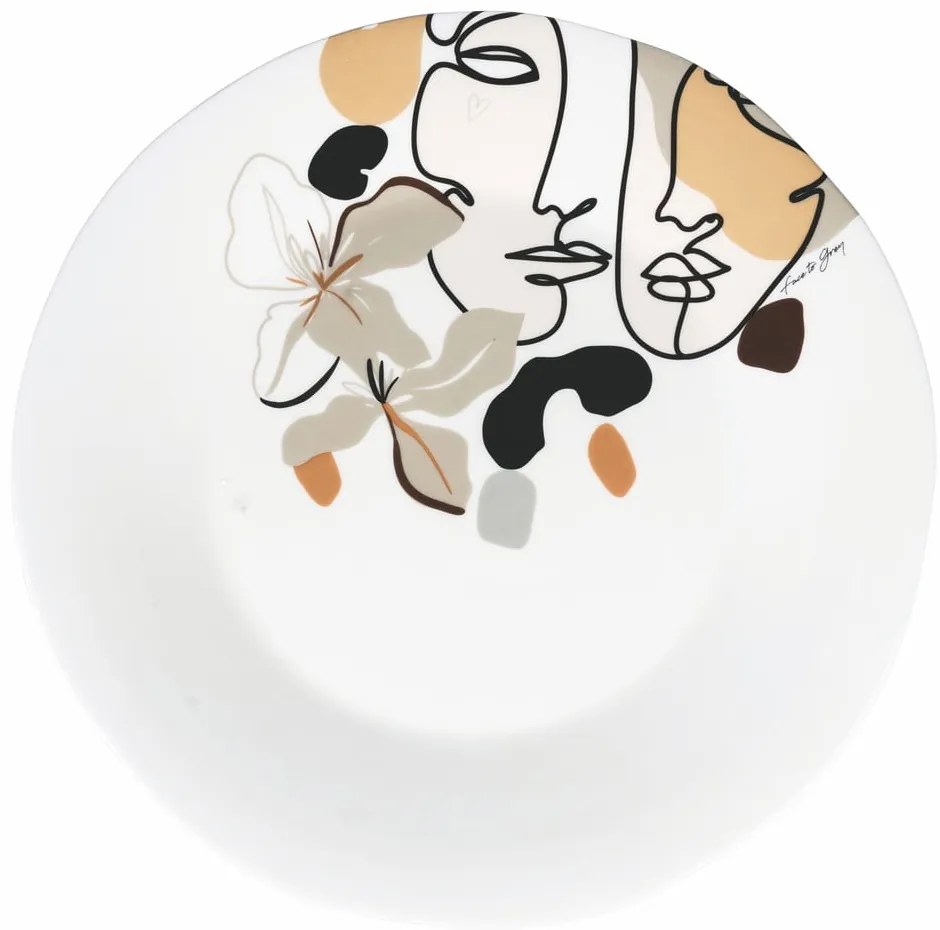 Piatto da portata in ceramica, ø 35 cm Face to Grey - VDE Tivoli 1996