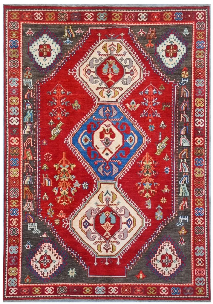 Kazak Tappeto 170 x 240 (Pakistan) Annodato A Mano