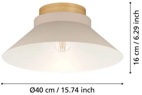 Eglo 900736 - Plafoniera MOHARRAS 1xE27/40W/230V