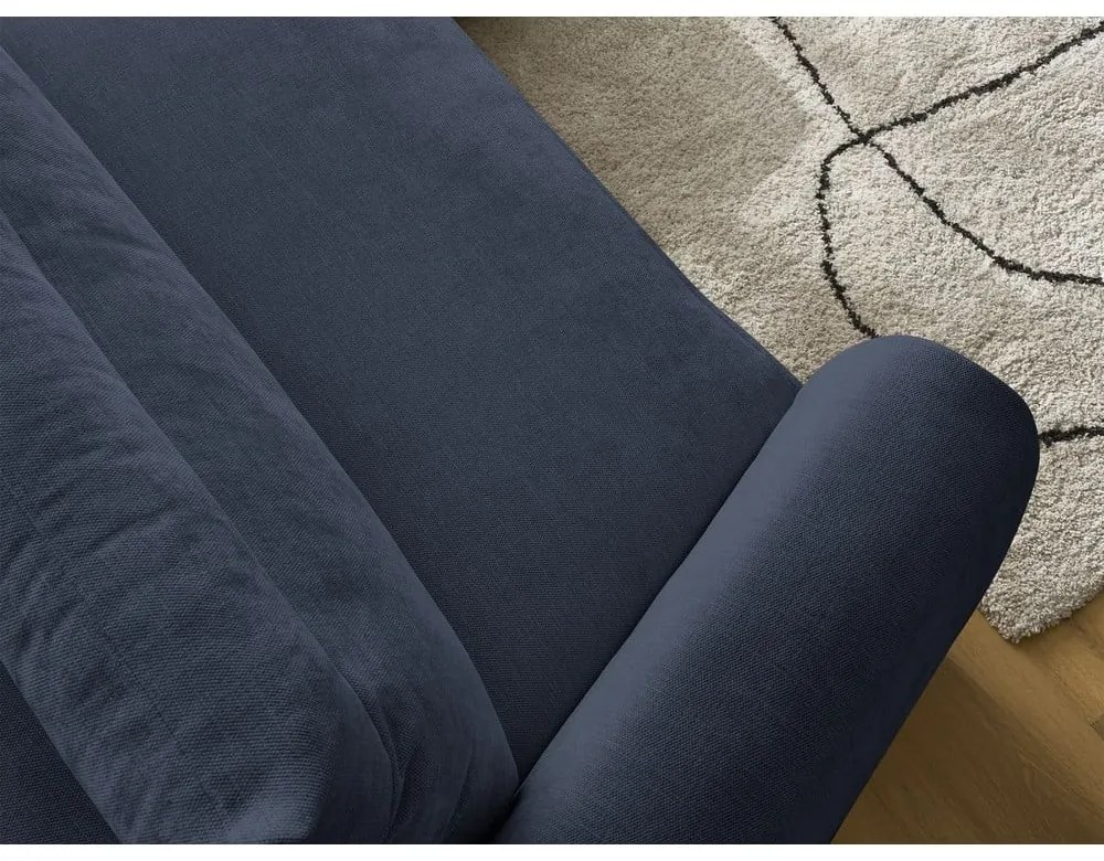 Divano angolare in blu scuro Aden – Bobochic Paris