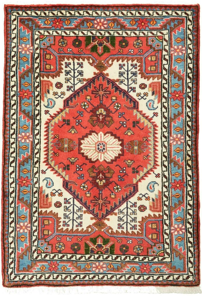 Hamedan Tappeto persiano 90 x 120 (Iran) Annodato A Mano