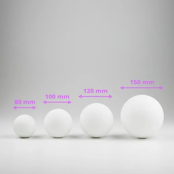 Brilagi - Vetro di ricambio per lampadario, applique e lampada MISTEL,MILLA diametro 8 cm bianco