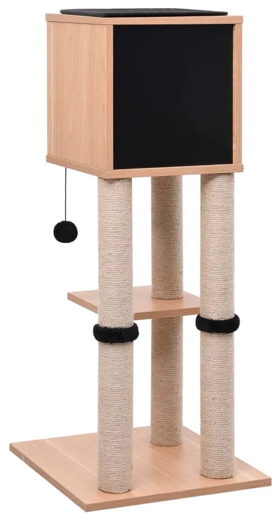 Albero per Gatti con Tappeto Tiragraffi in Sisal 90 cm