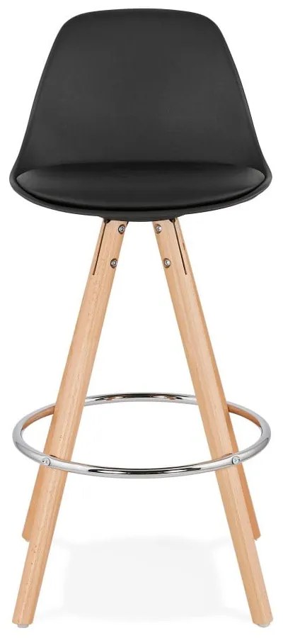 Sgabello da bar nero, altezza seduta 64 cm Anau - Kokoon